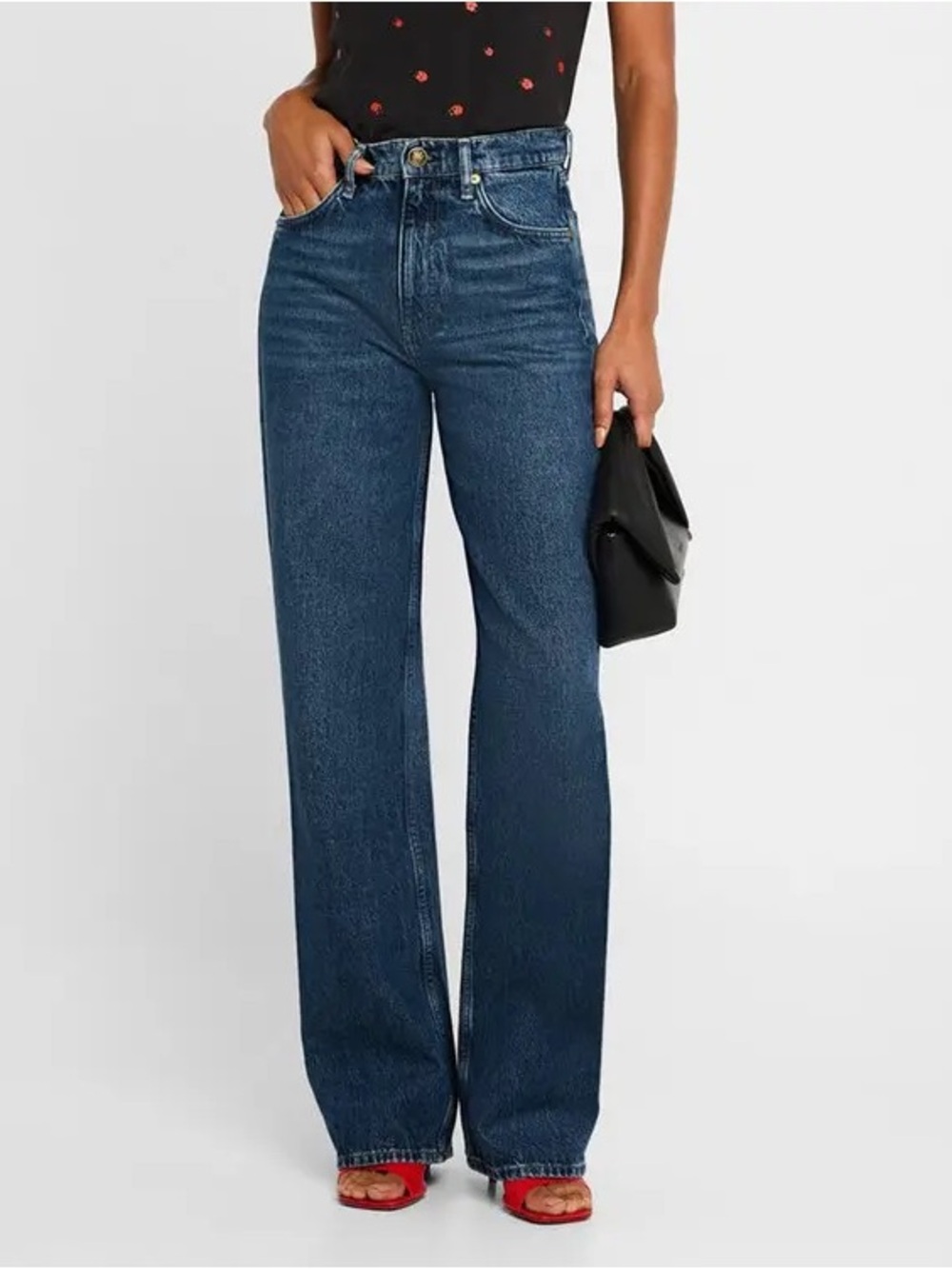 rag & bone Shea High Rise Relaxed Jeans in Adeline - Picture 2 of 5